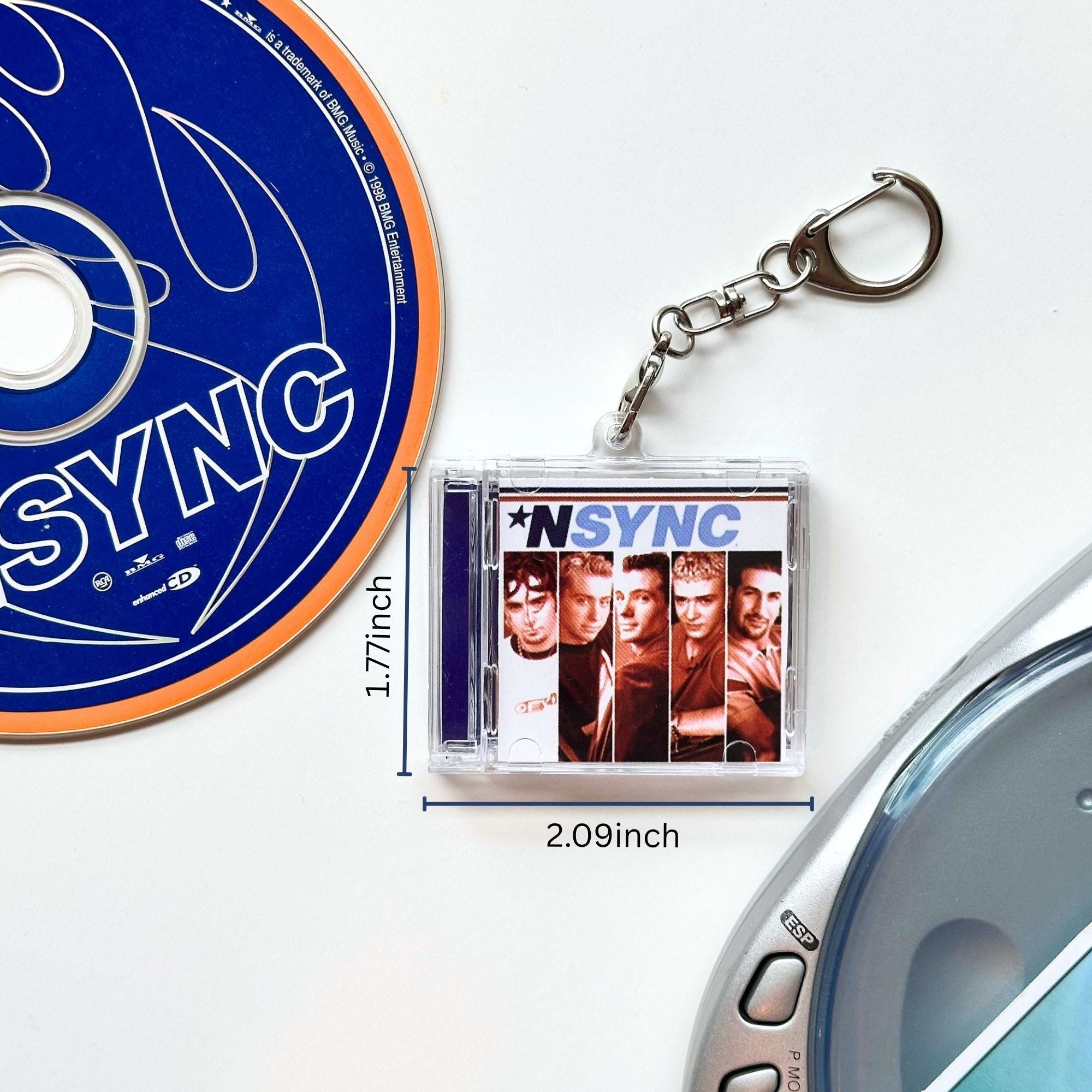 'Hit Clips' Mini CD Case Keychain - NSYNC