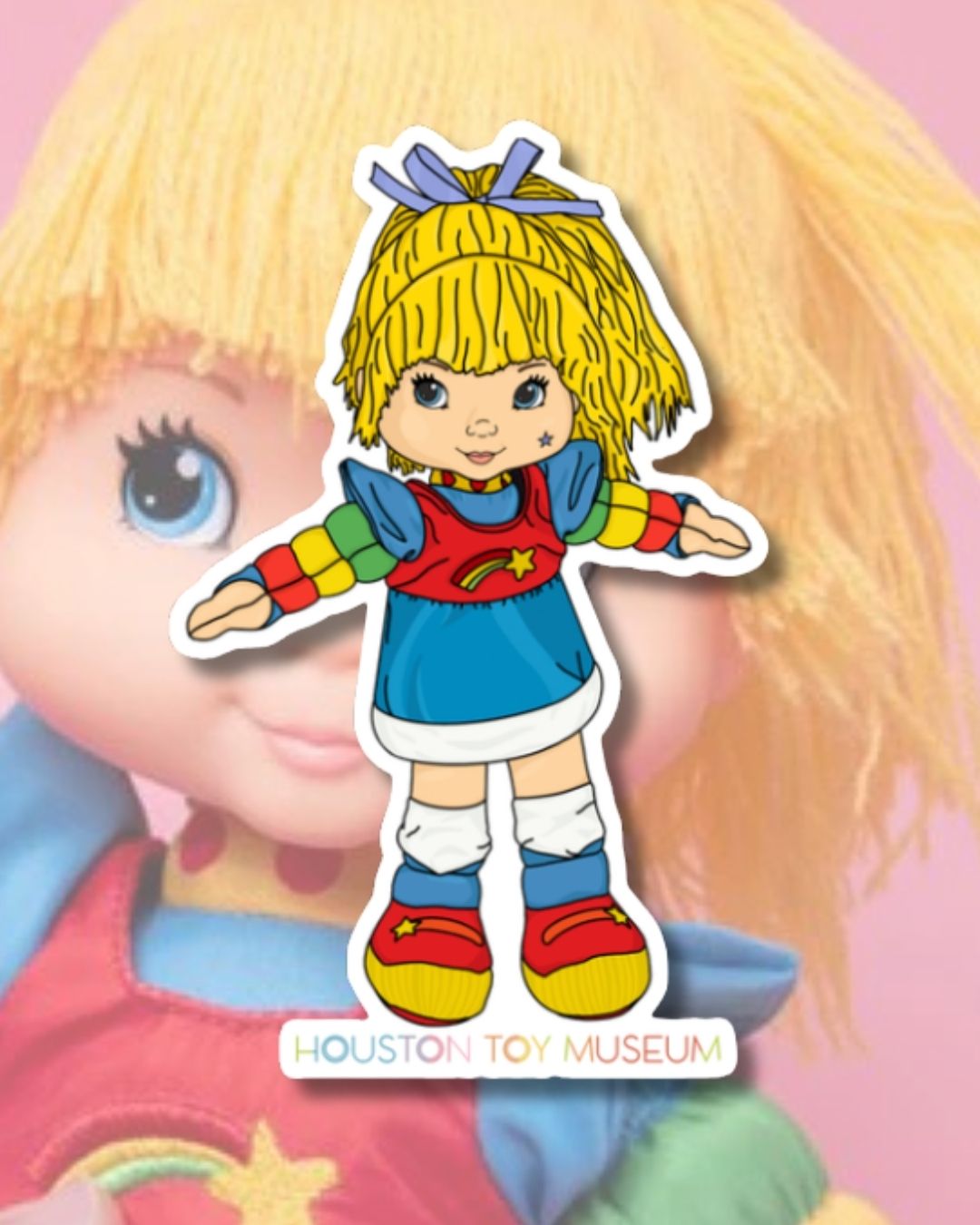 Rainbow Brite Doll Sticker