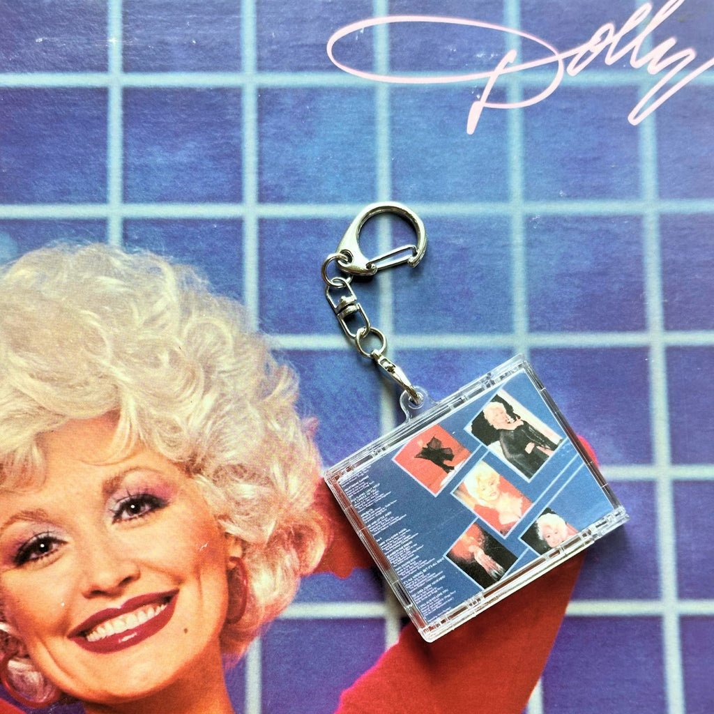 'Hit Clips' Mini CD Case Keychain - Dolly Greatest Hits