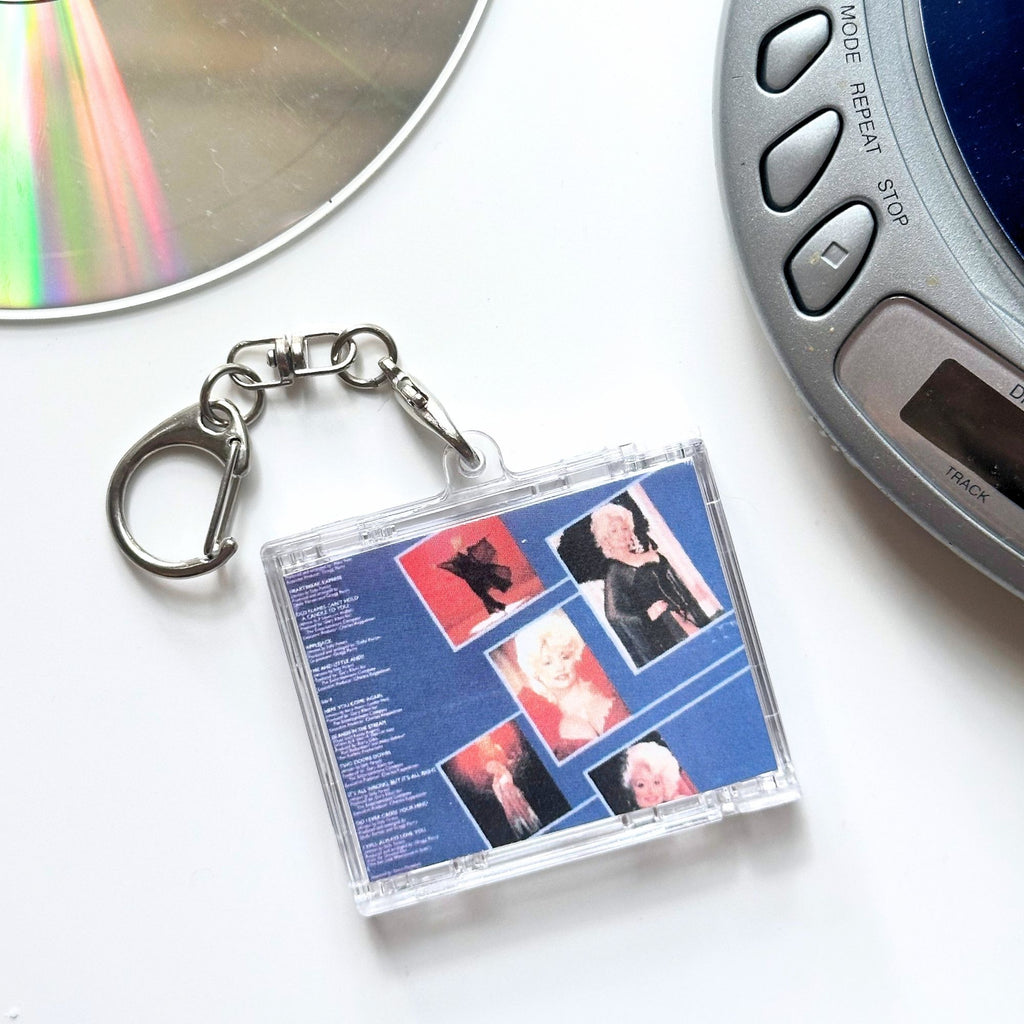 'Hit Clips' Mini CD Case Keychain - Dolly Greatest Hits
