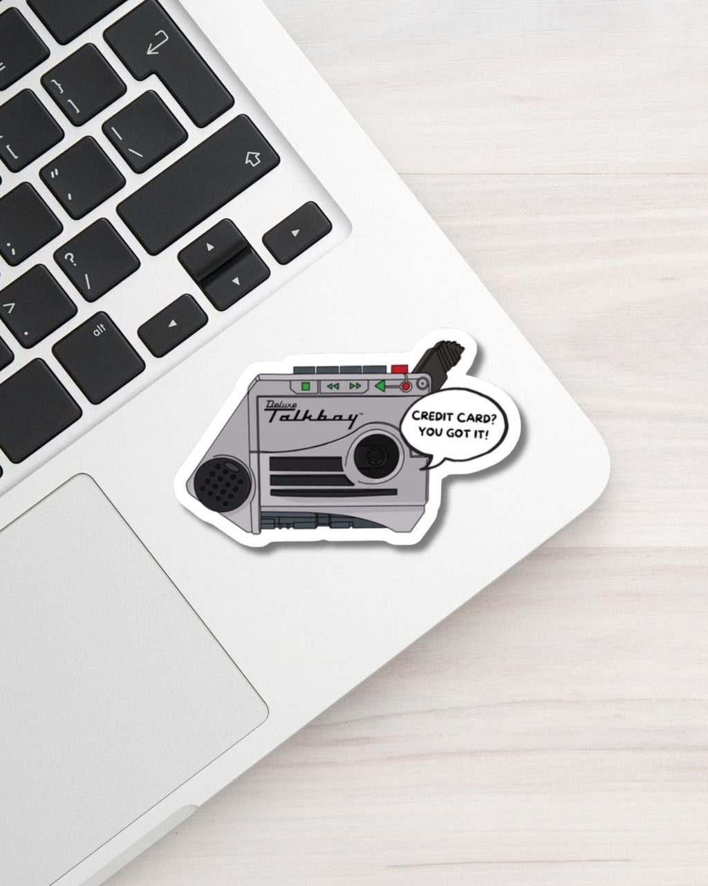 Home Alone Talkboy Toy Vinyl Sticker