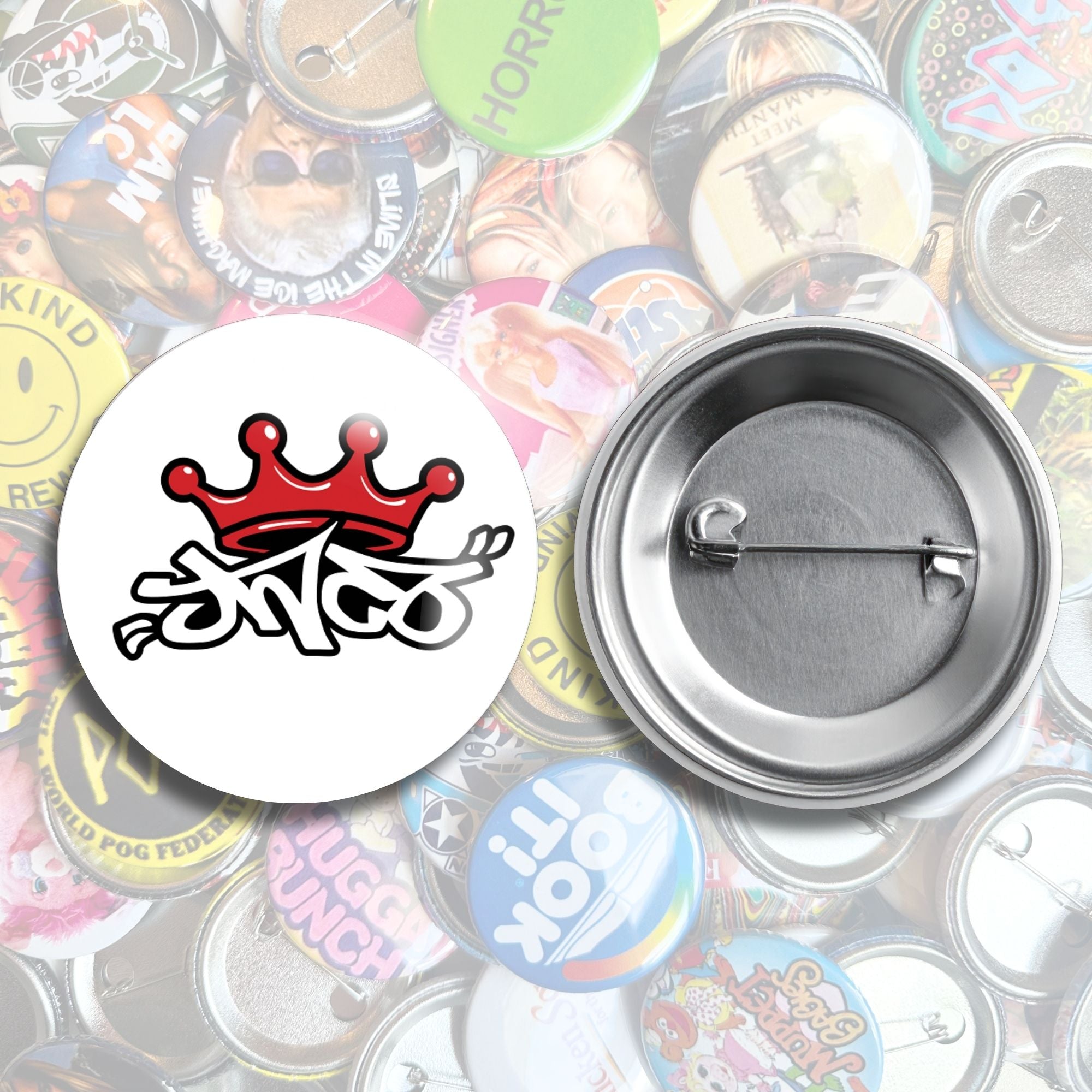 Nostalgic Pop Culture Brands Pin Back Buttons