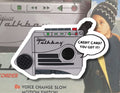 Home Alone Talkboy Toy Vinyl Sticker