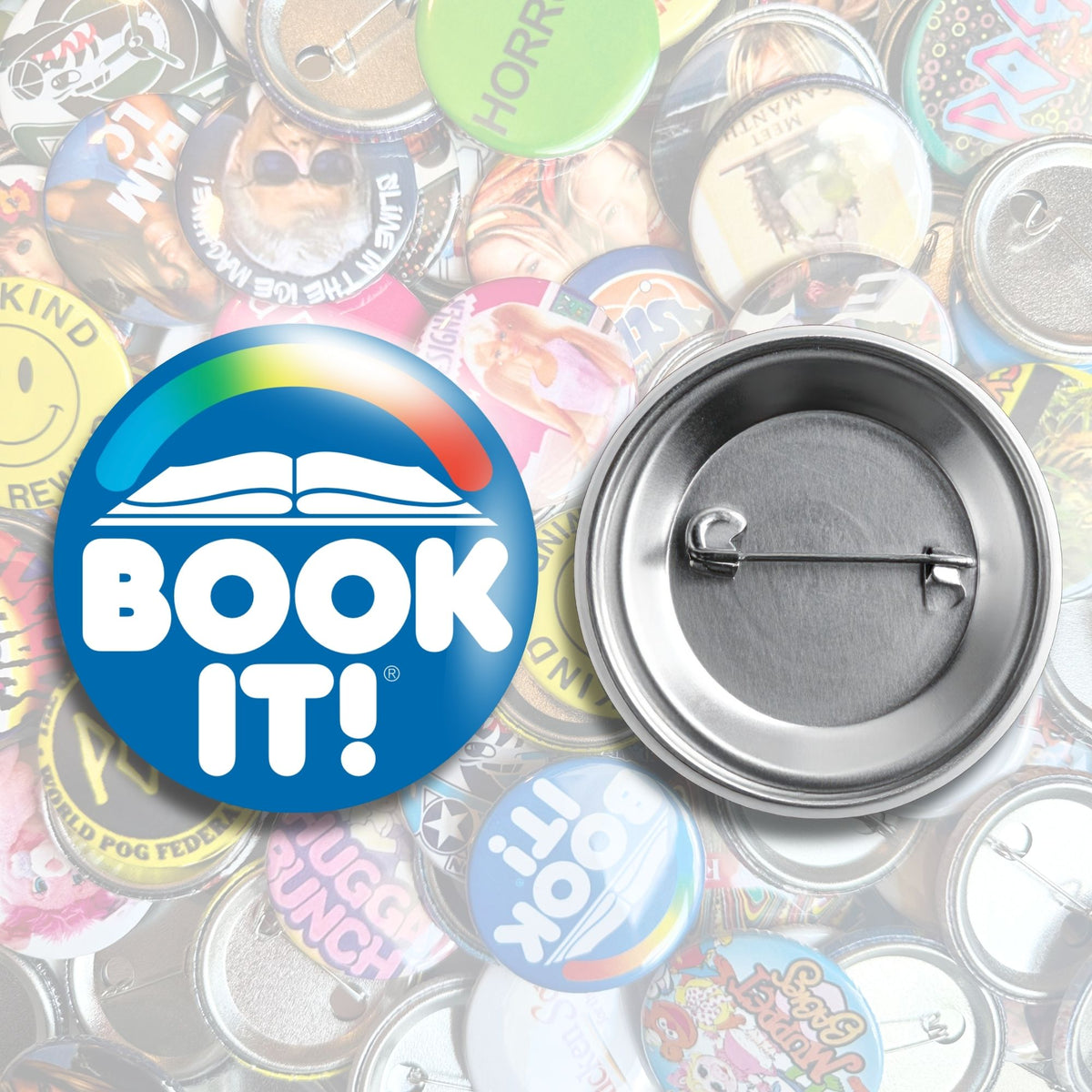 Nostalgic Pop Culture Brands Pin Back Buttons
