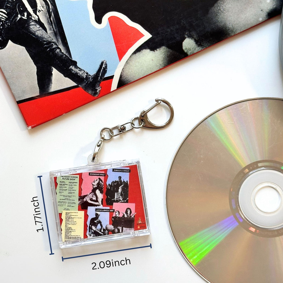 'Hit Clips' Mini CD Case Keychain - Rocky Horror Soundtrack