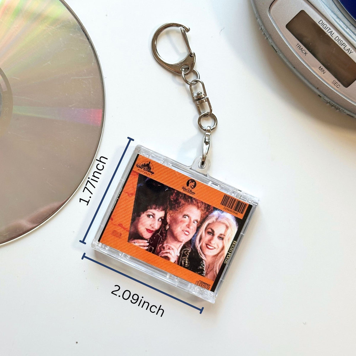 'Hit Clips' Mini CD Case Keychain - Hocus Pocus Soundtrack