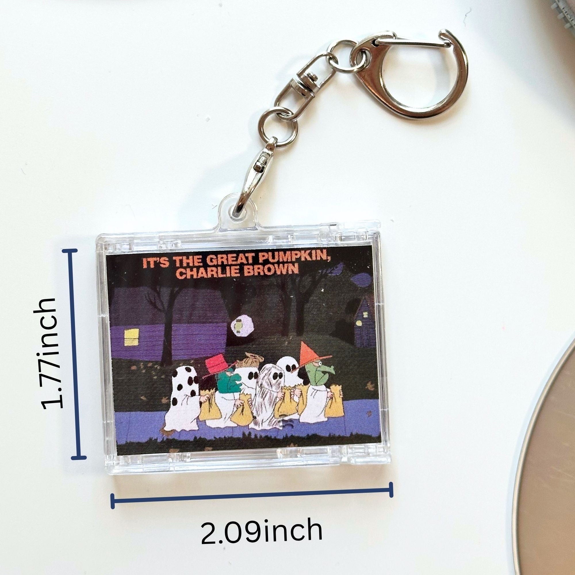 'Hit Clips' Mini CD Case Keychain - It's the Great Pumpkin, Charlie Brown