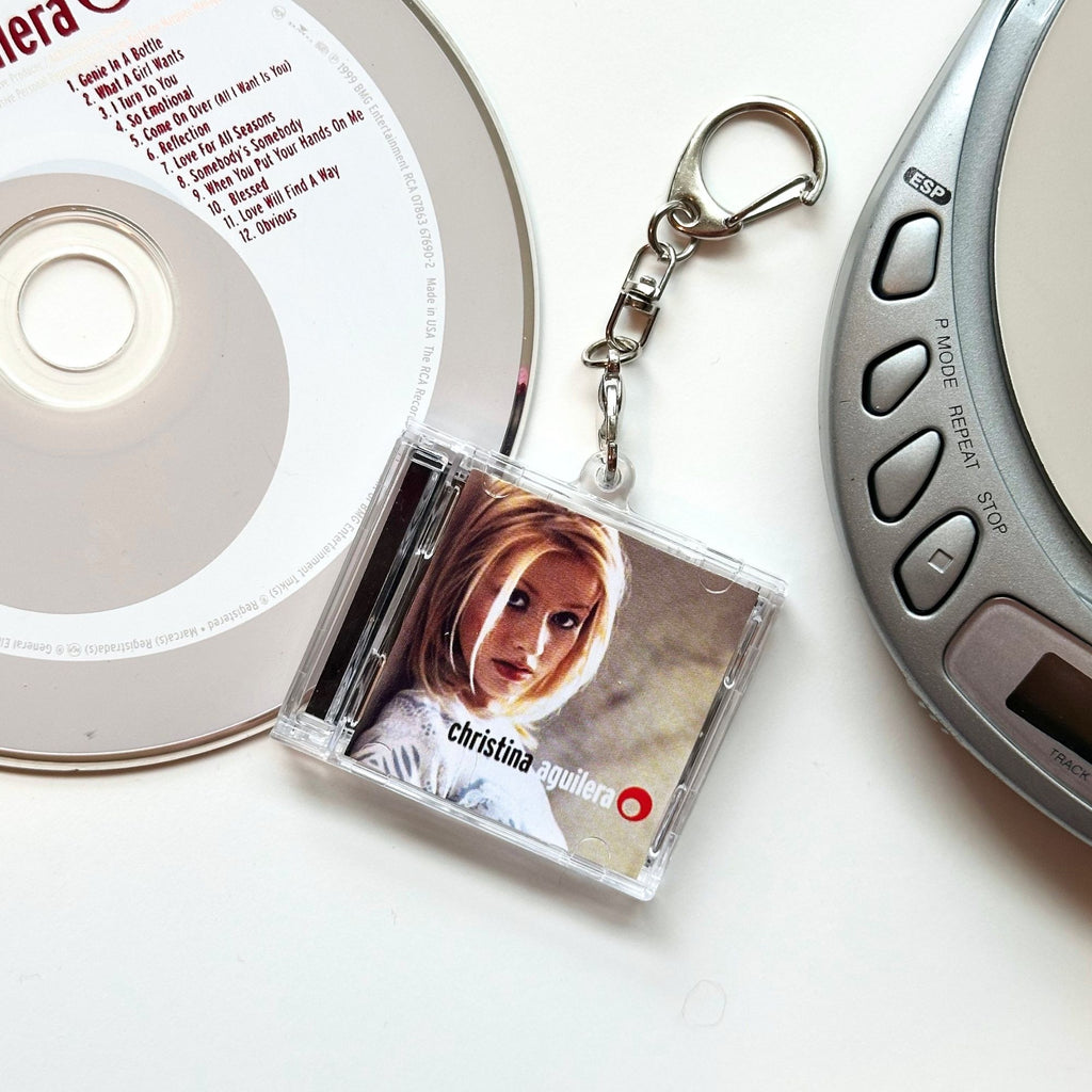 'Hit Clips' Mini CD Case Keychain - Christina Aguilera
