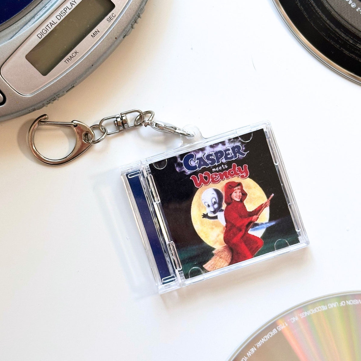 'Hit Clips' Mini CD Case Keychain - Casper Meets Wendy