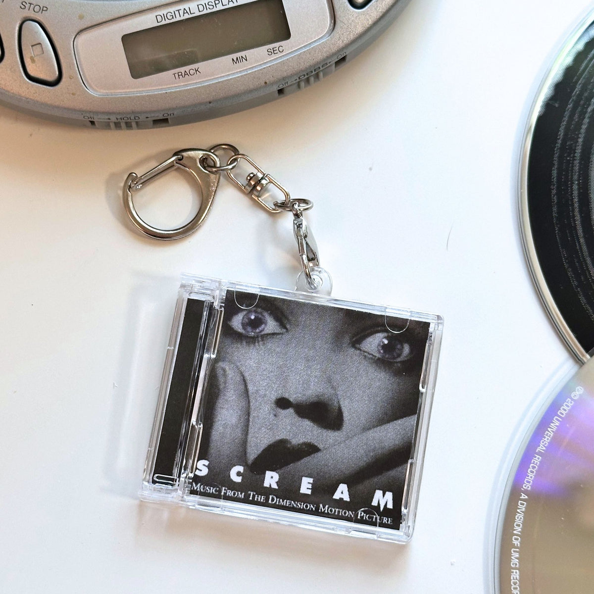 'Hit Clips' Mini CD Case Keychain - Scream Soundtrack