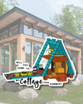 Little People Inspired Gay Hockey Boyfriends Cottage Sticker