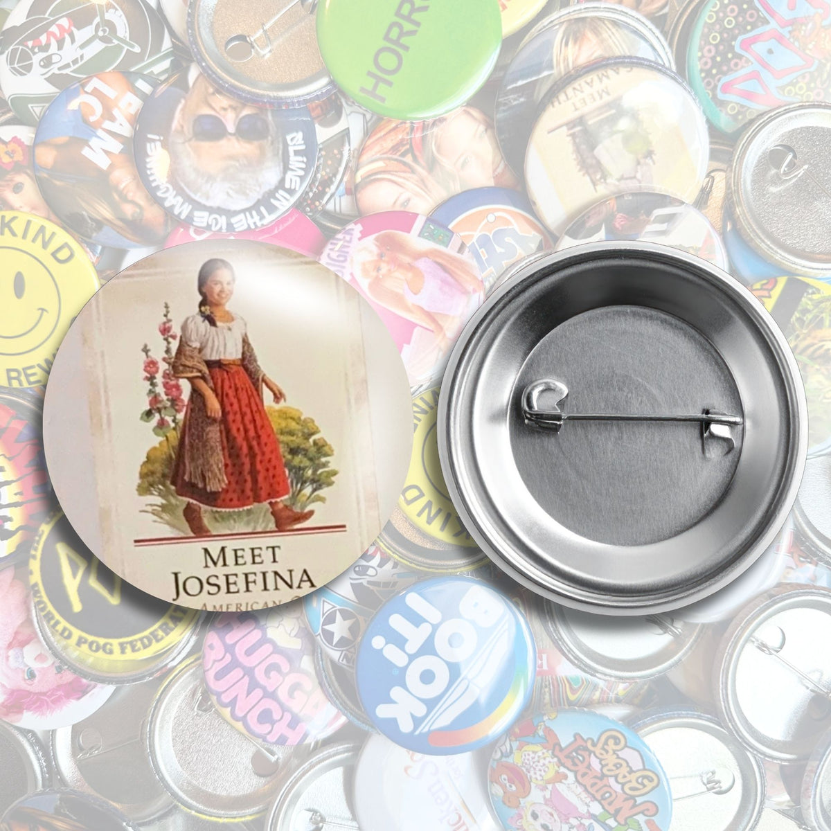American Girl Historic Character Book Pin Back Buttons