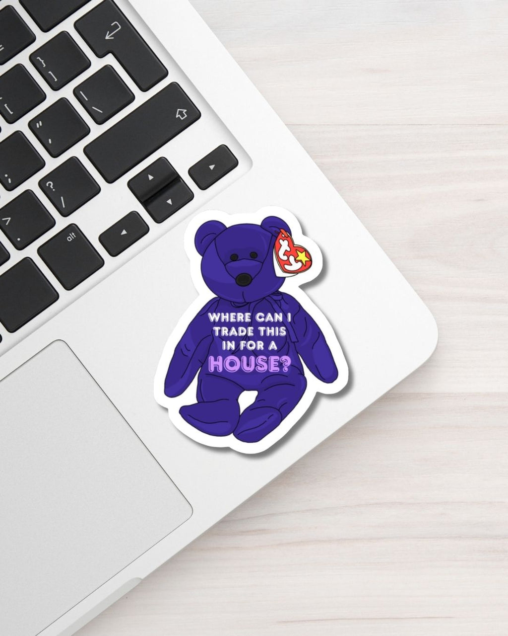 Princess Beanie Vinyl Sticker