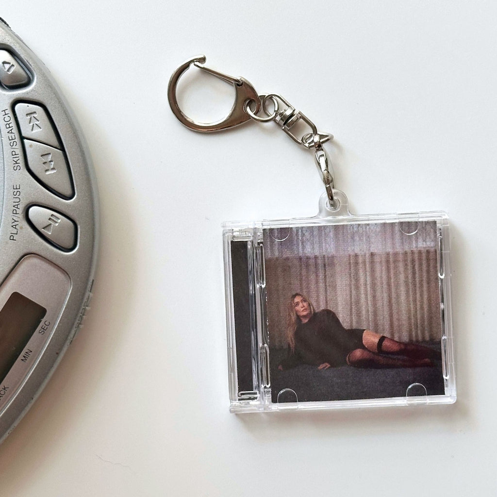 'Hit Clips' Mini CD Case Keychain - Hilary Duff Luck... Or Something