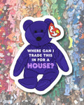 Princess Beanie Vinyl Sticker