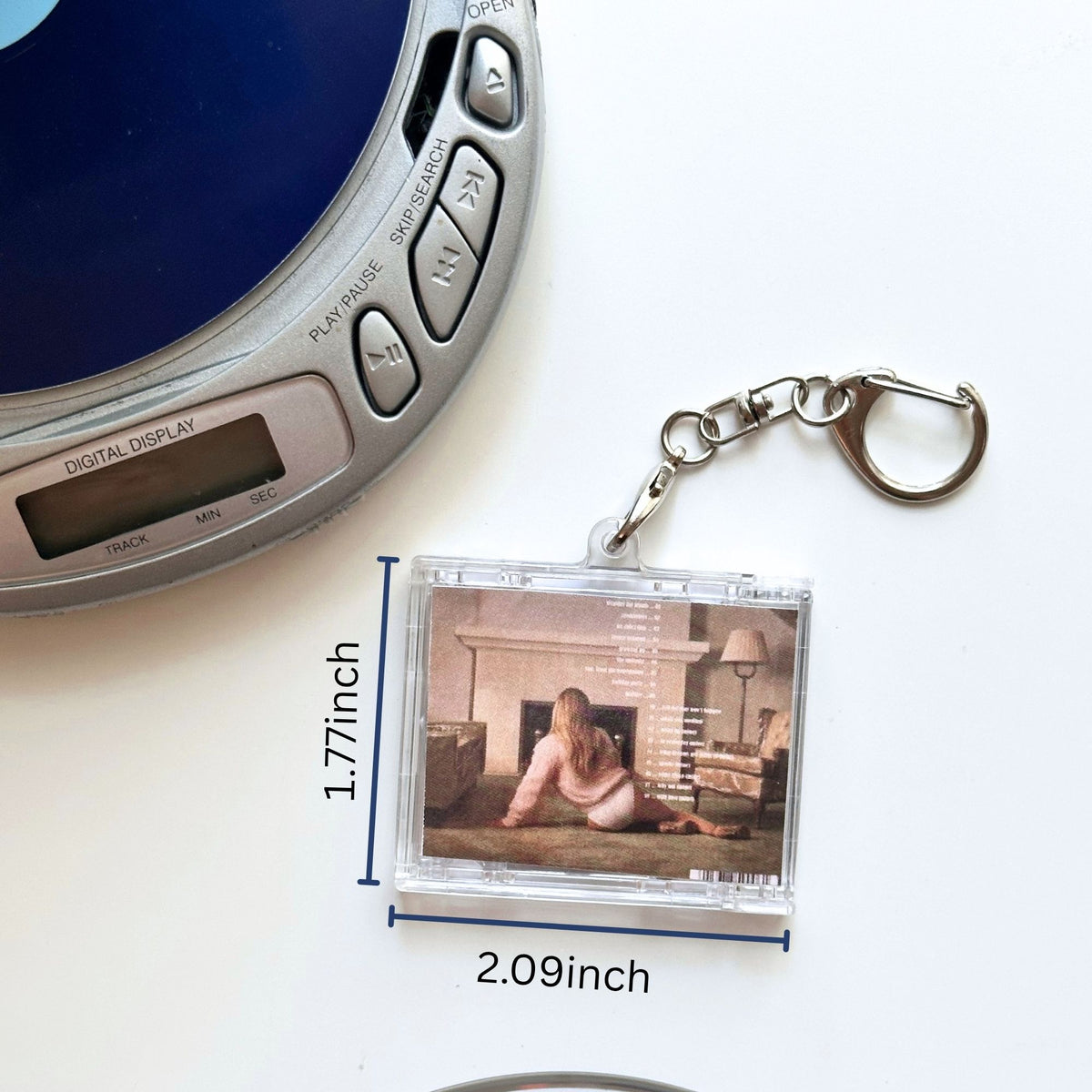 'Hit Clips' Mini CD Case Keychain - Hilary Duff Luck... Or Something