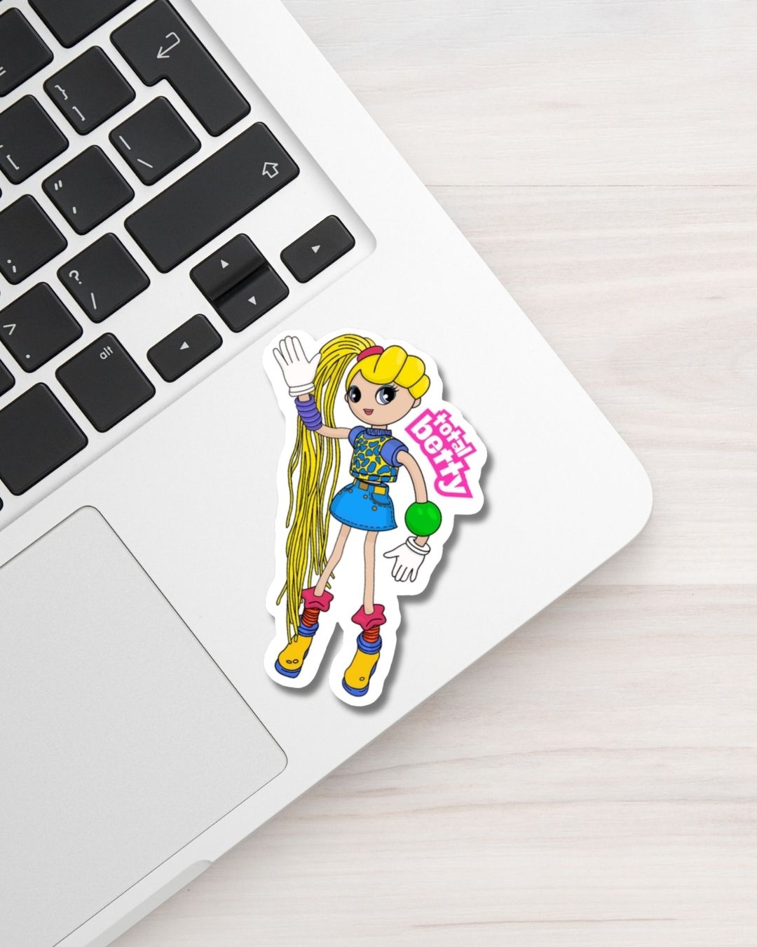 Betty Spaghetty Doll 'Total Betty' Vinyl Sticker