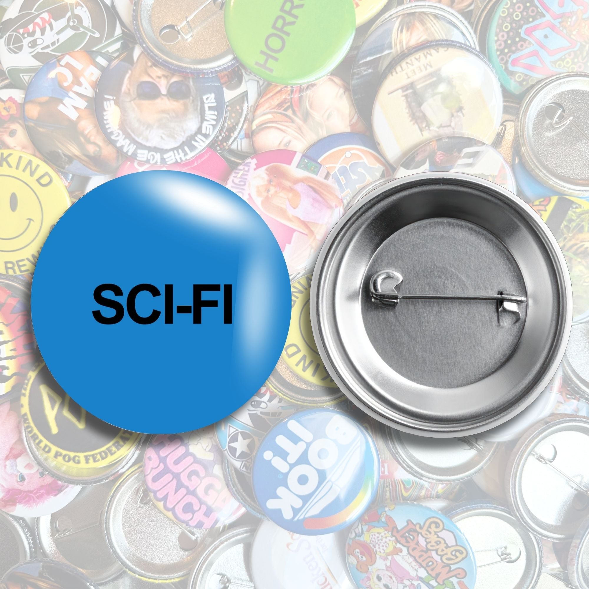 Nostalgic Movie Rental Pin Pack Buttons