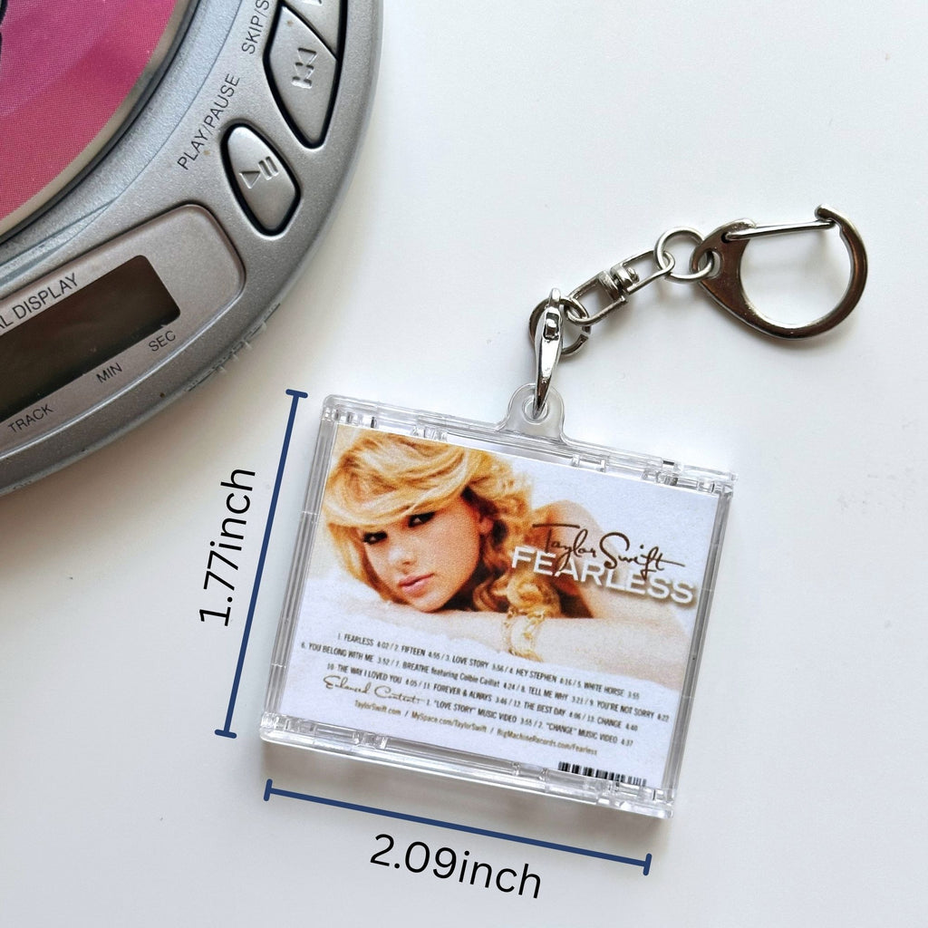 'Hit Clips' Mini CD Case Keychain - Taylor Fearless