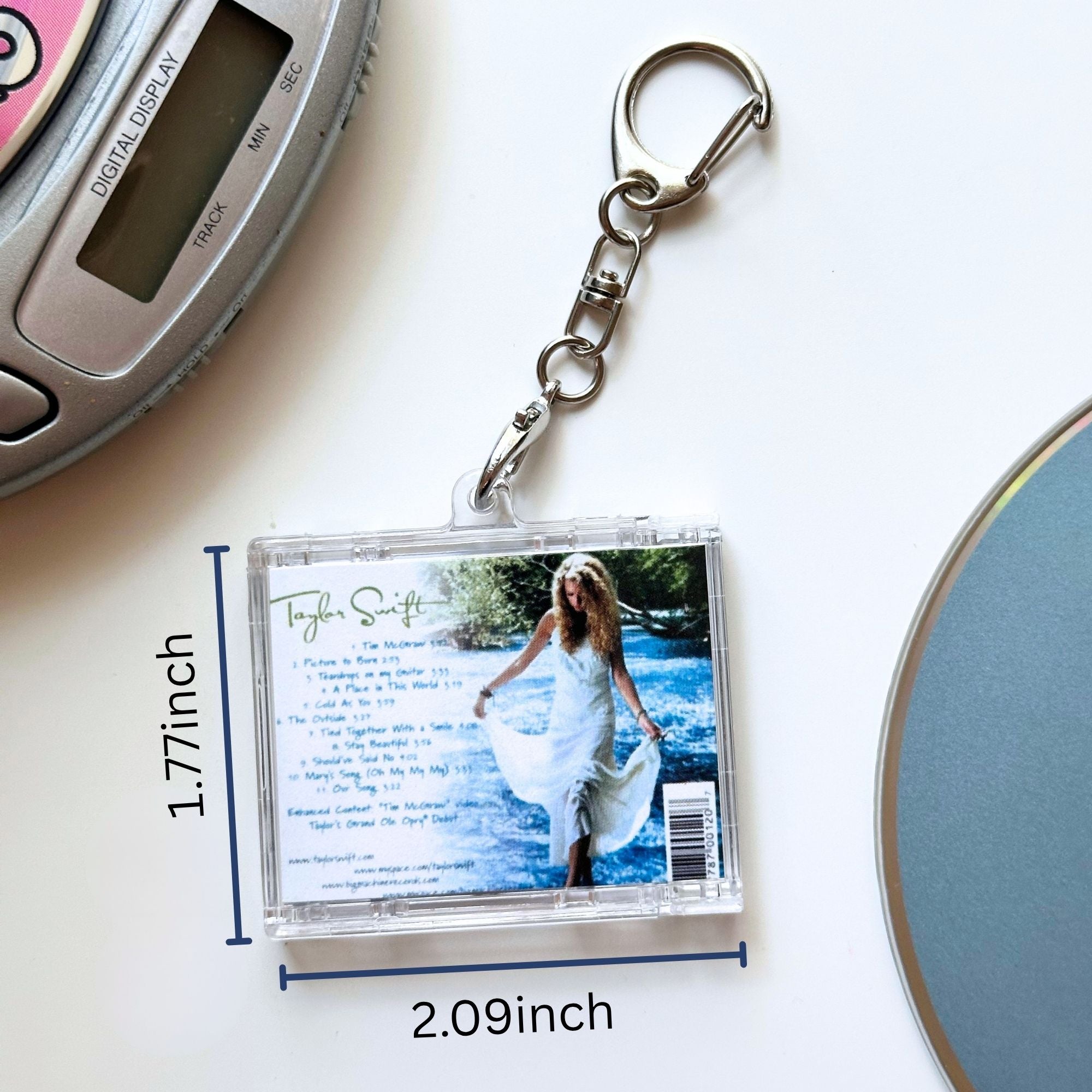 'Hit Clips' Mini CD Case Keychain - Taylor (Debut)