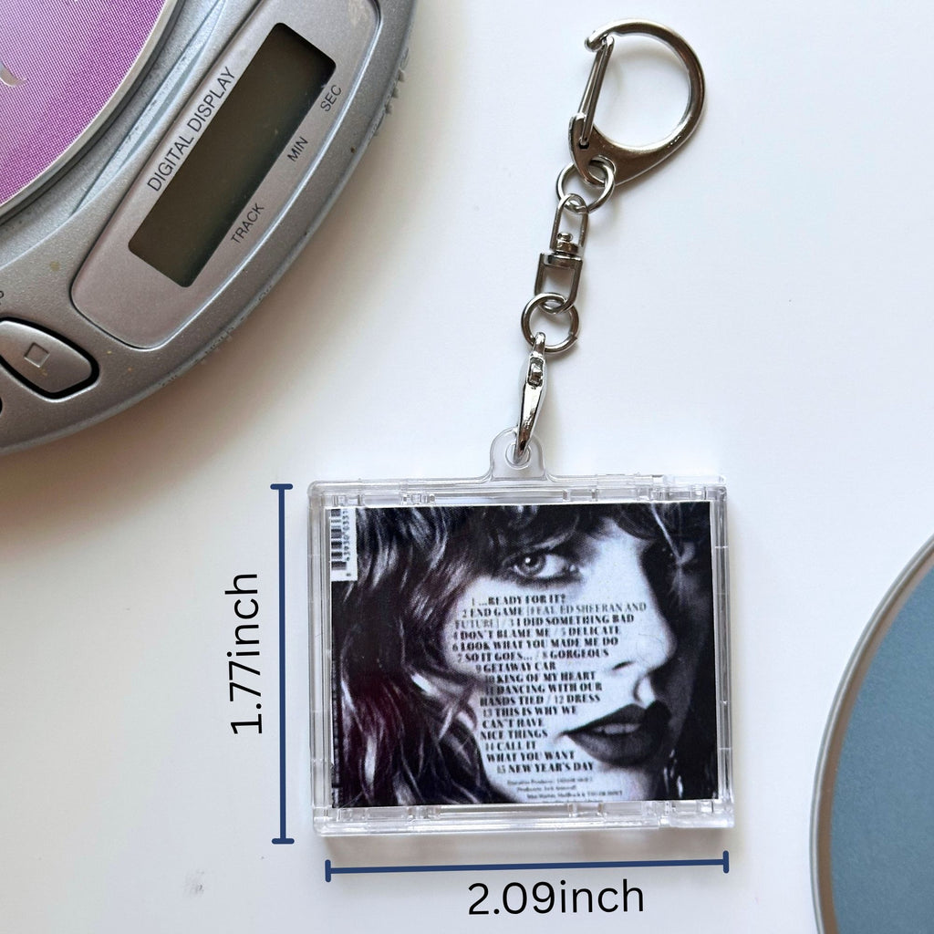 'Hit Clips' Mini CD Case Keychain - Taylor Reputation