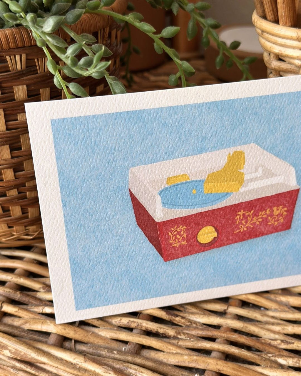 Classic Toy Record Player Fine Art Print