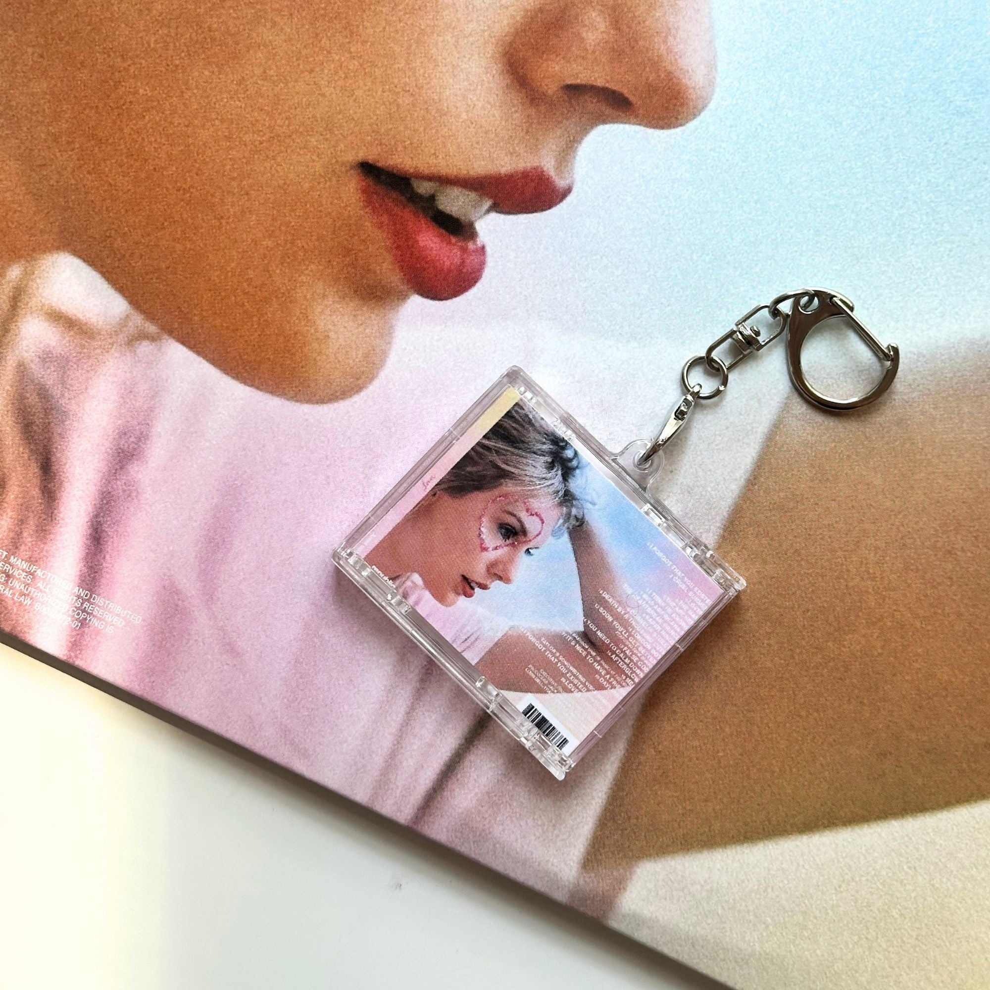 'Hit Clips' Mini CD Case Keychain - Taylor Lover