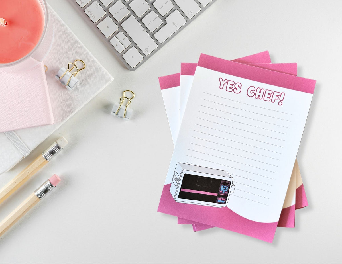 Easy Bake Oven 'Yes Chef' Notepad