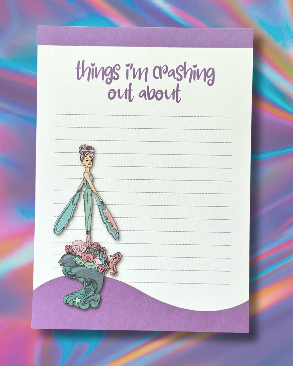 Sky Dancer "Crashing Out" Notepad