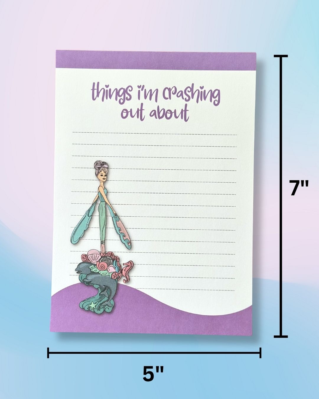 Sky Dancer "Crashing Out" Notepad