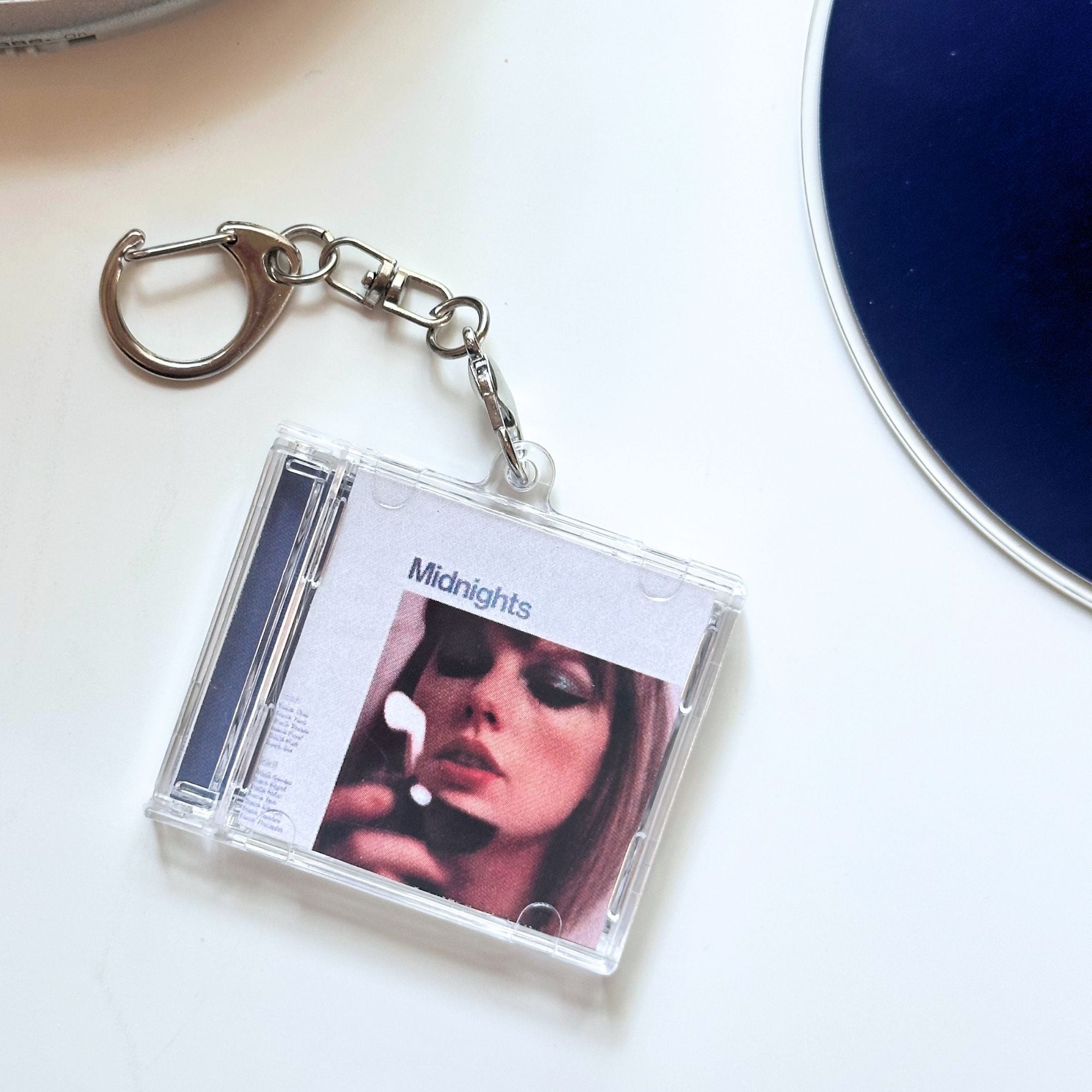 'Hit Clips' Mini CD Case Keychain - Taylor Midnights