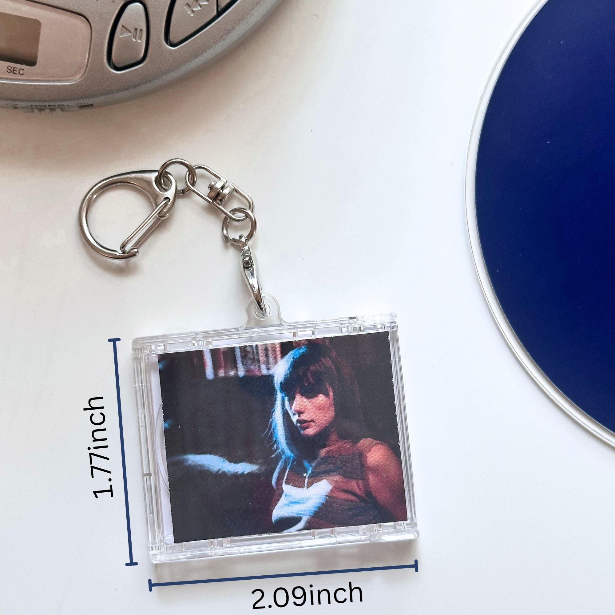 'Hit Clips' Mini CD Case Keychain - Taylor Midnights