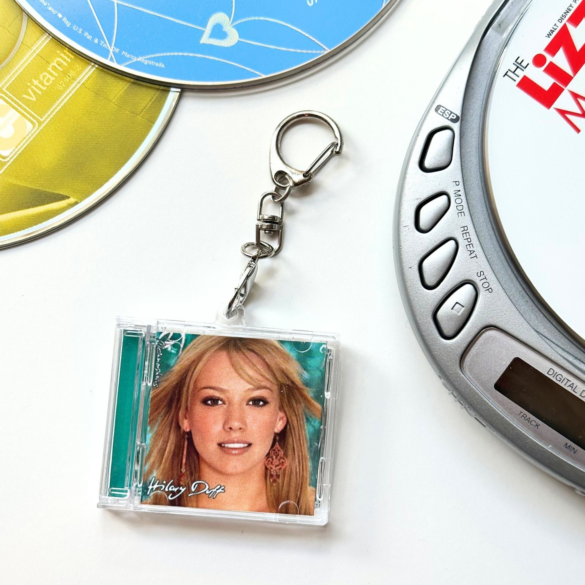 'Hit Clips' Mini CD Case Keychain - Hilary Duff Metamorphosis