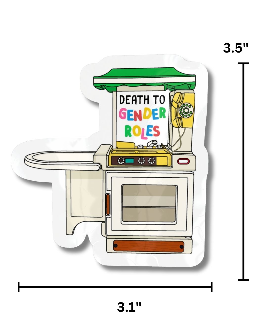 90s Classic Play Kitchen 'Death to Gender Roles'