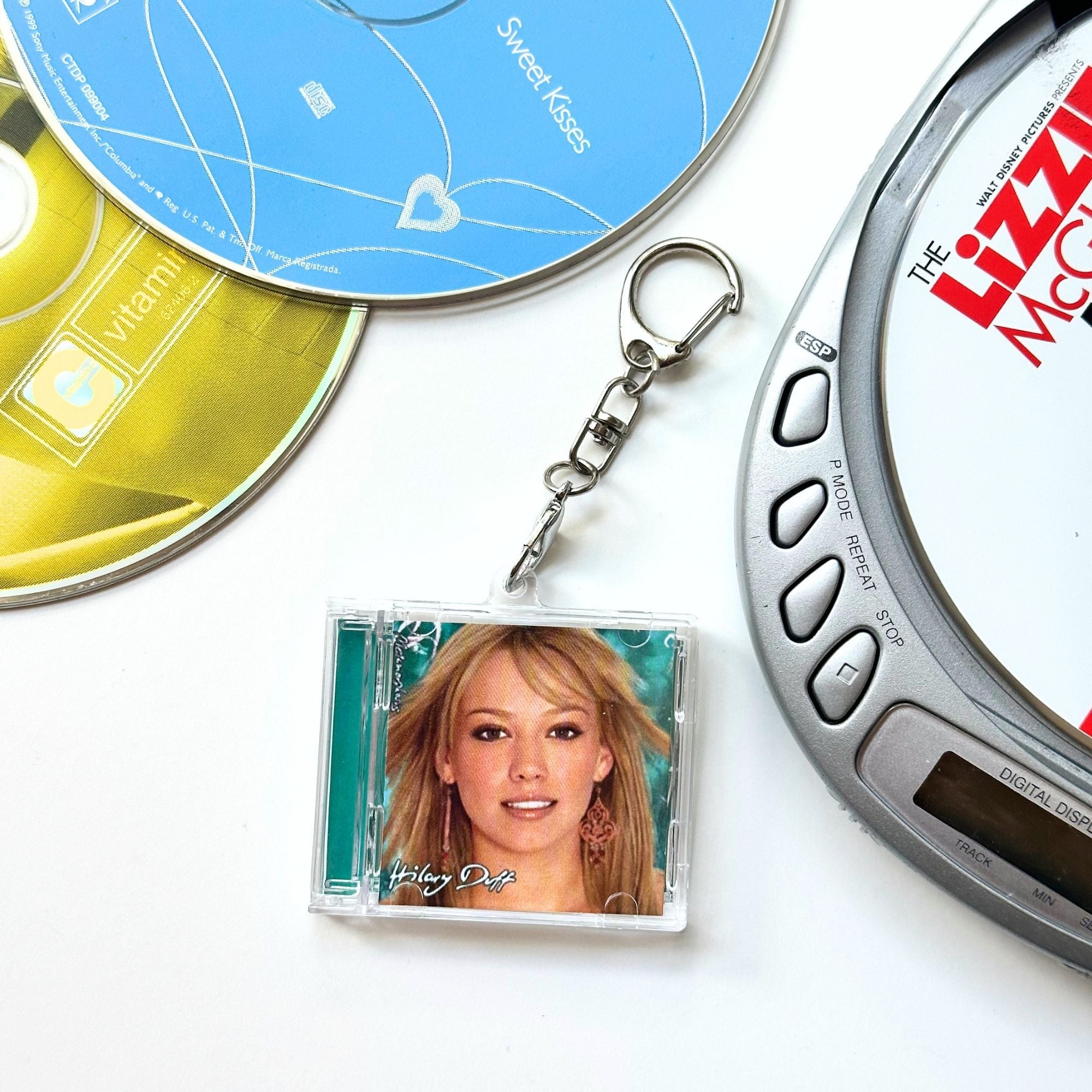 'Hit Clips' Mini CD Case Keychain - Hilary Duff Metamorphosis