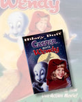 Nostalgic Halloween Pop Culture Magnet - Casper Meets Wendy