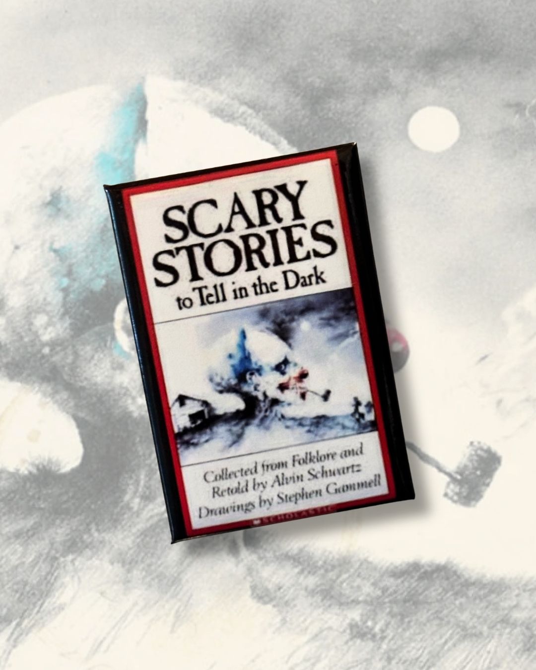 Nostalgic Halloween Pop Culture Magnet - Scary Stories
