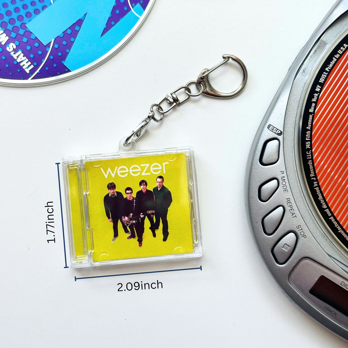 'Hit Clips' Mini CD Case Keychain - Weezer