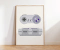Snes Console Art Print