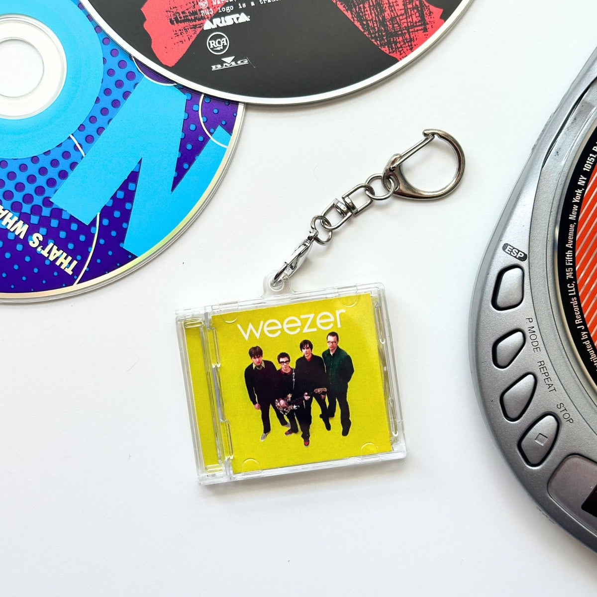 'Hit Clips' Mini CD Case Keychain - Weezer