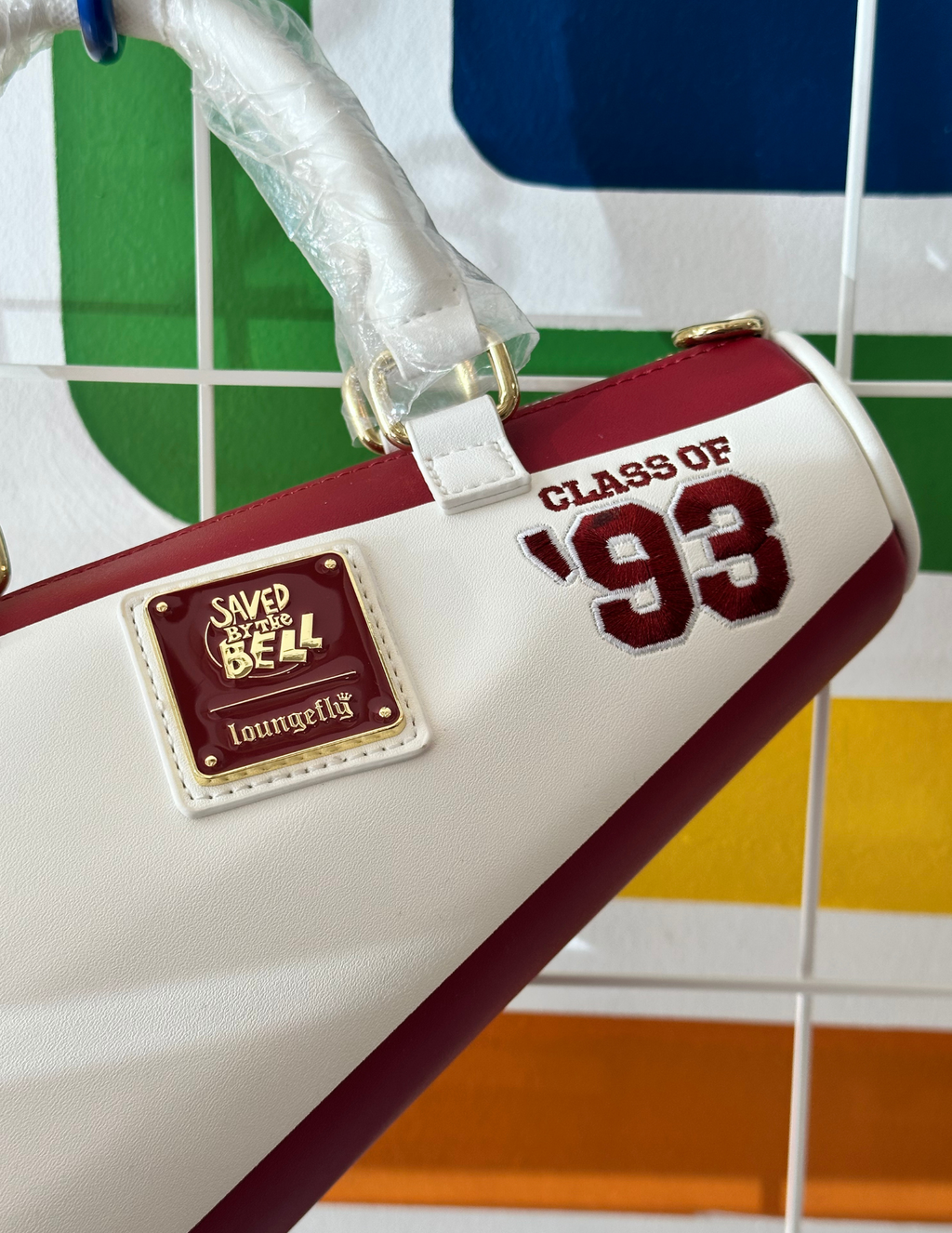 Saved By The Bell Bayside High Megaphone Figural Crossbody Bag