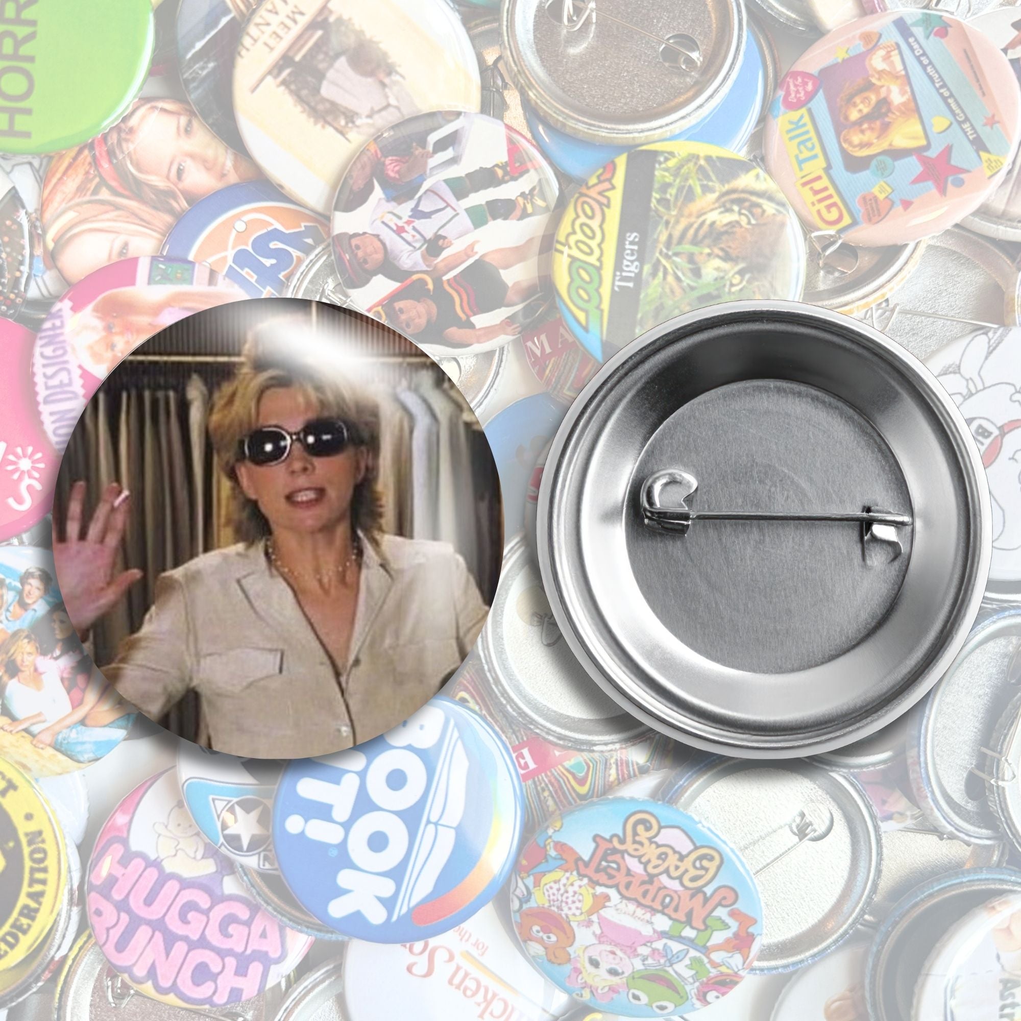 90s Girl Movies Pin Back Buttons