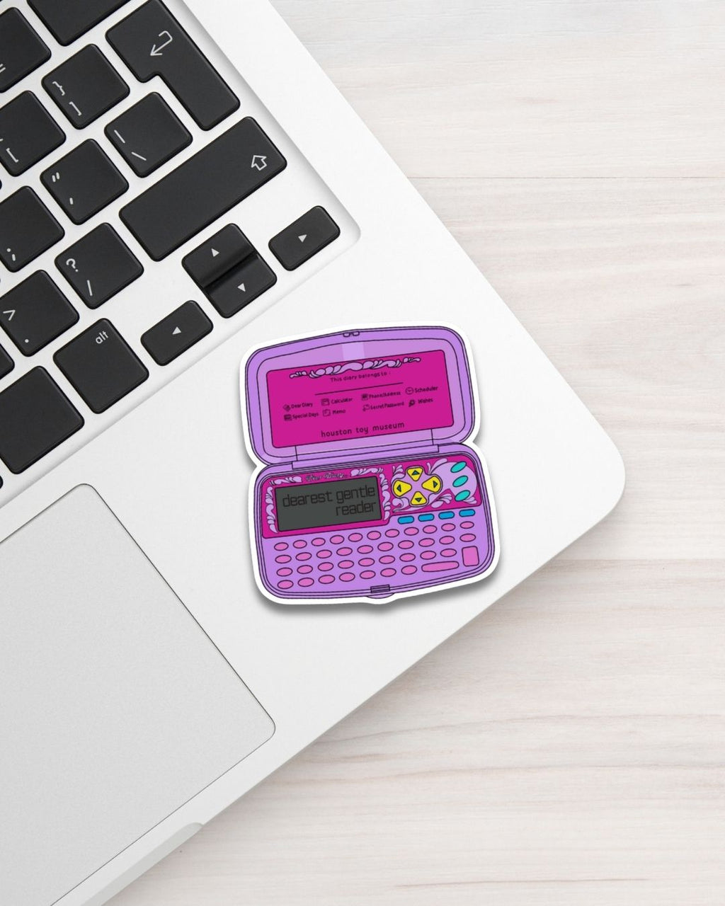 Electronic Diary "Dearest Gentle Reader" Sticker
