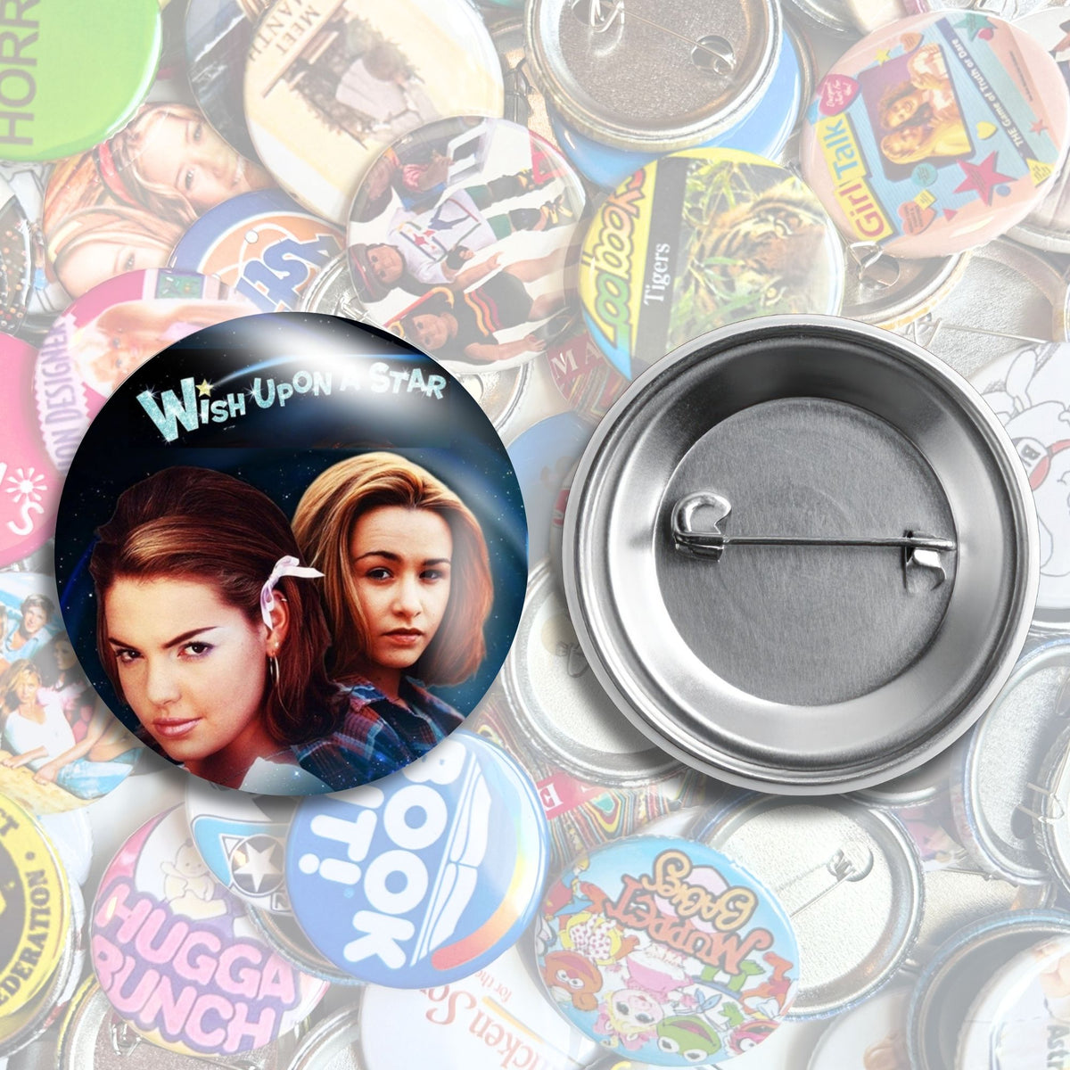 90s Girl Movies Pin Back Buttons