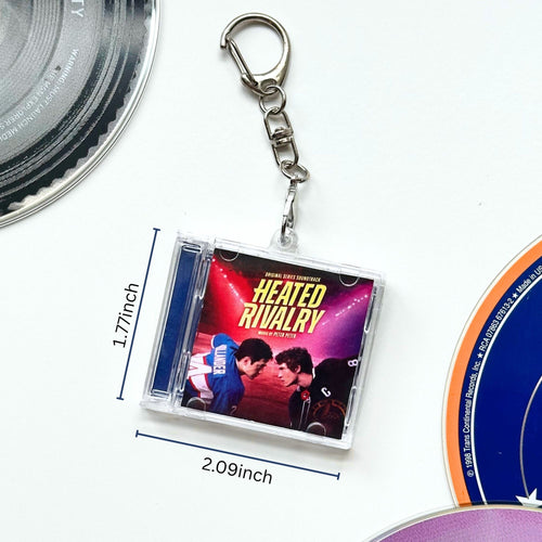 'Hit Clips' Mini CD Case Keychain - Heated Rivalry Soundtrack