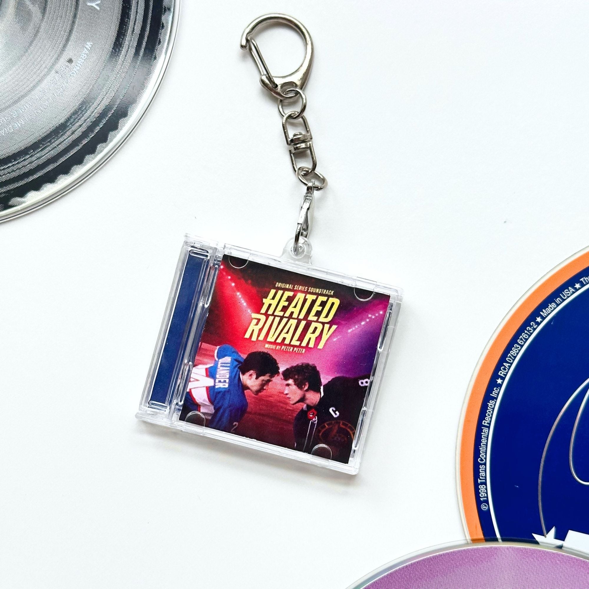 'Hit Clips' Mini CD Case Keychain - Heated Rivalry Soundtrack