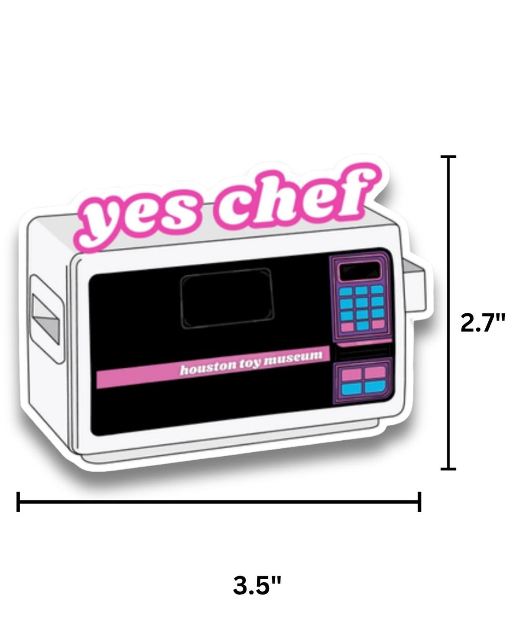 Easy Bake Oven "Yes Chef" Sticker