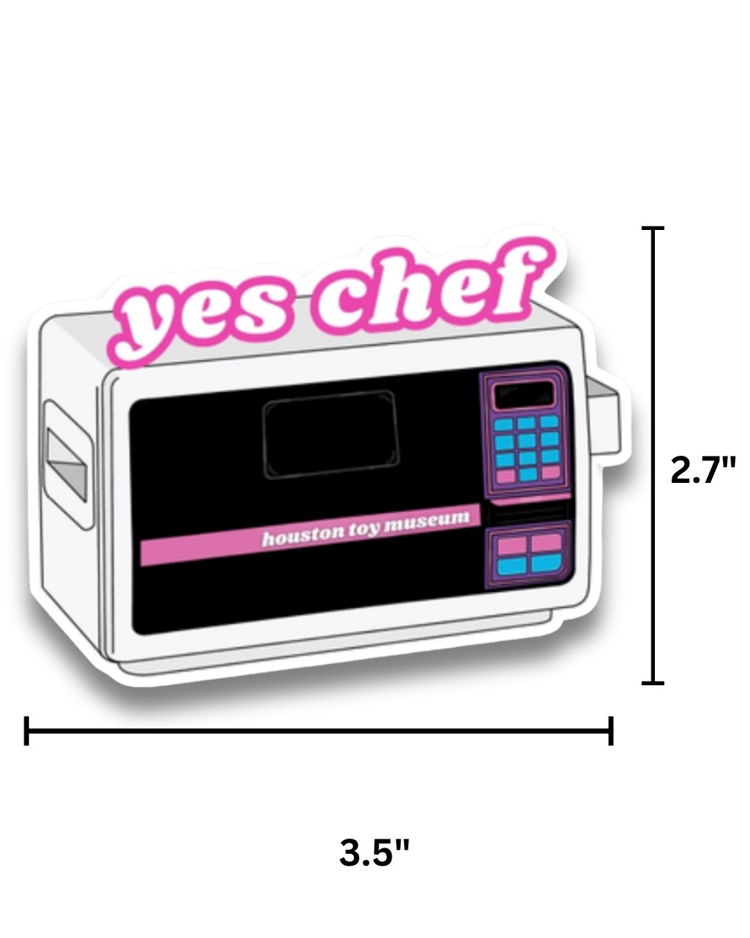 Easy Bake Oven "Yes Chef" Sticker