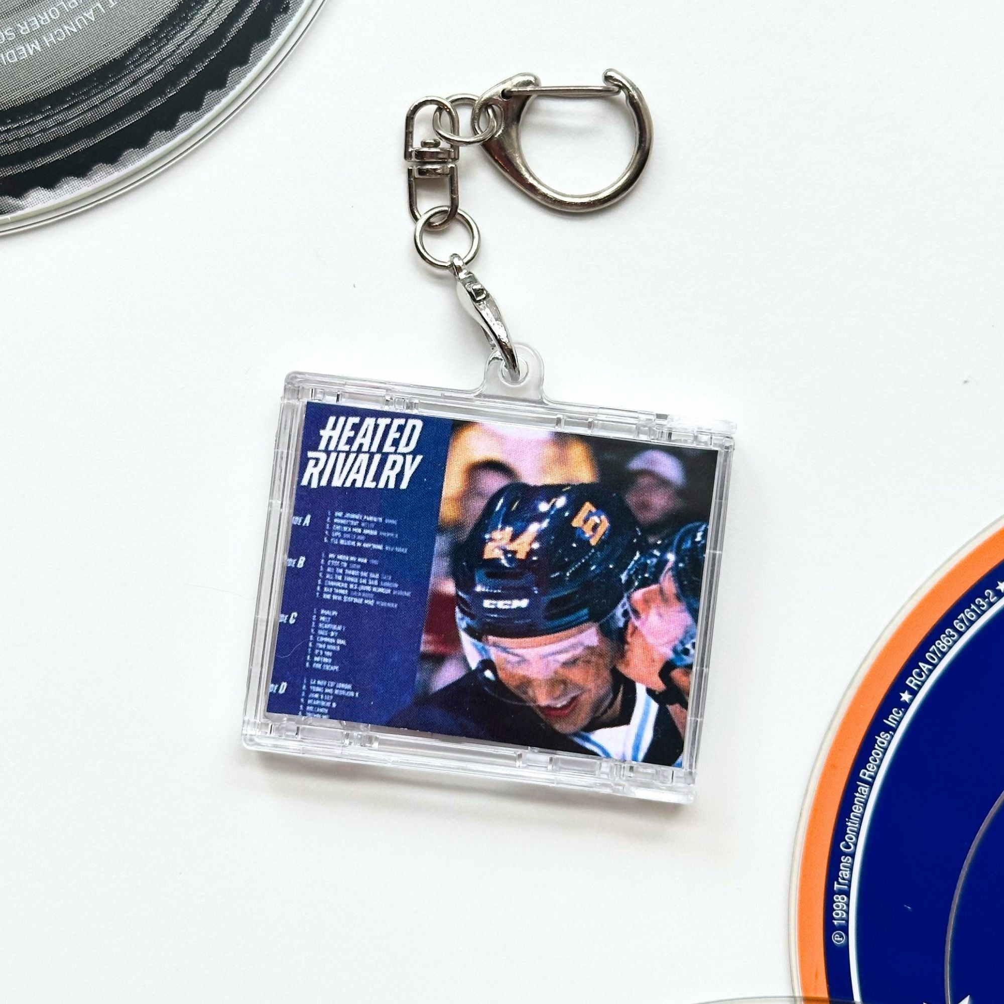 'Hit Clips' Mini CD Case Keychain - Heated Rivalry Soundtrack