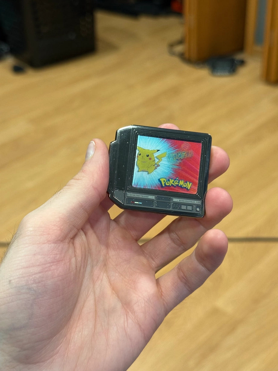 2.5" Lenticular Anime Whos That Pokemon Crtv Enamel Pin